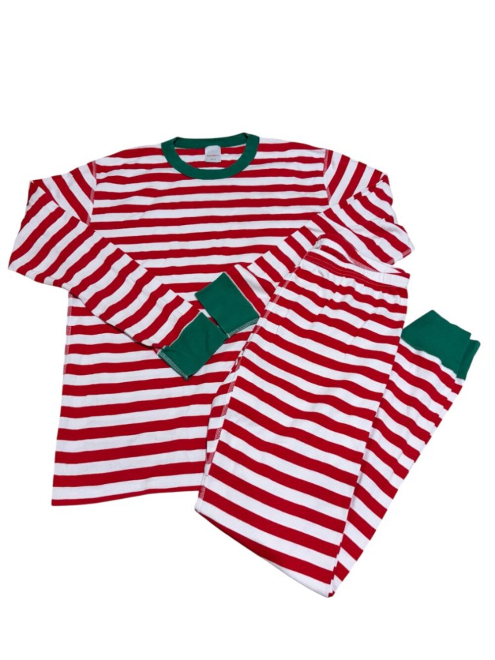 Hanna Andersson Women's Striped Christmas Holiday Long Sleeve & Pants Pajama Set